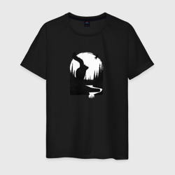 Зов дикой природы – Мужская футболка хлопок с принтом купить со скидкой в -20%