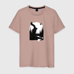 Зов дикой природы – Мужская футболка хлопок с принтом купить со скидкой в -20%