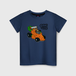Carrot mobile racing – Детская футболка хлопок с принтом купить со скидкой в -20%