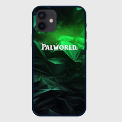 Palworld logo green abstract – Чехол для iPhone 12 Mini с принтом купить