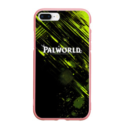 Чехол для iPhone 7Plus/8 Plus матовый Palworld logo black  green