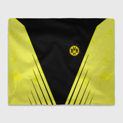 Плед 3D Borussia geometry yellow