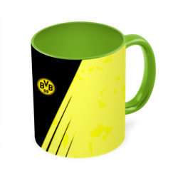 Кружка с полной запечаткой Borussia geometry yellow