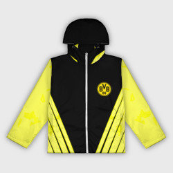 Женская ветровка 3D Borussia geometry yellow