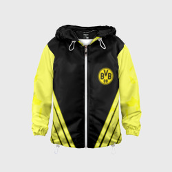 Детская ветровка 3D Borussia geometry yellow