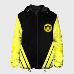 Мужская куртка 3D Borussia geometry yellow