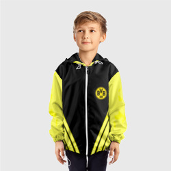 Детская ветровка 3D Borussia geometry yellow - фото 2