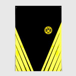 Постер Borussia geometry yellow
