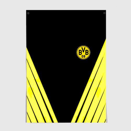 Постер Borussia geometry yellow