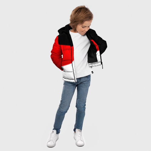 Зимняя куртка для мальчиков 3D с принтом Roblox текстура мобайл геометрия, вид сбоку #3