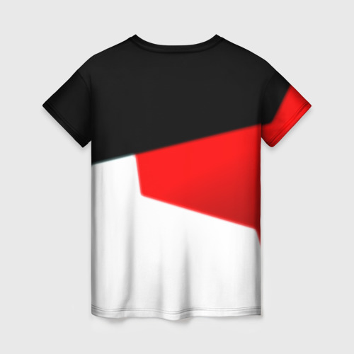 Женская футболка 3D с принтом Roblox текстура мобайл геометрия, вид сзади #1