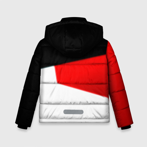 Зимняя куртка для мальчиков 3D с принтом Roblox текстура мобайл геометрия, вид сзади #1