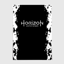 Постер Horizon zero dawn краски белые