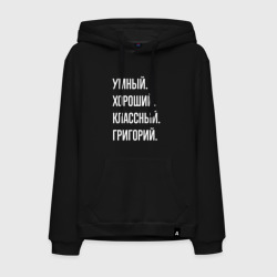 Мужская толстовка хлопок Умный хороший классный Григорий