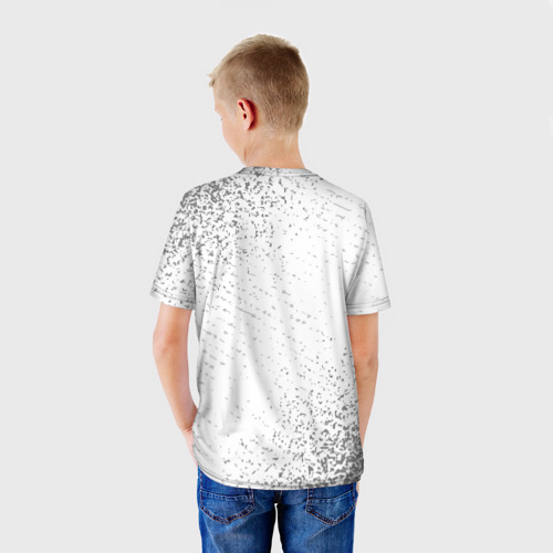 Детская футболка 3D с принтом Умный, хороший и классный: Вячеслав, вид сзади #2