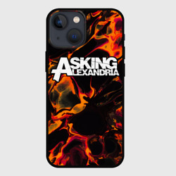 Чехол для iPhone 13 mini Asking Alexandria red lava