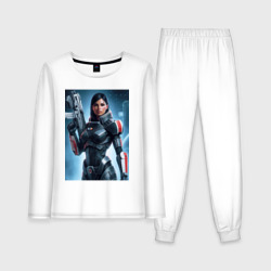 Женская пижама с лонгсливом хлопок Mass Effect -N7 armor