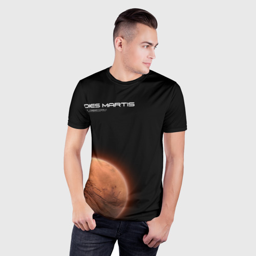 Мужская футболка 3D Slim Марс - dies martis, цвет 3D печать - фото 3