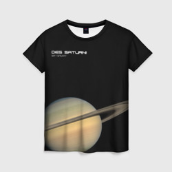 Женская футболка 3D Сатурн - dies saturni