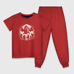 Детская пижама хлопок Герои в логове дракона