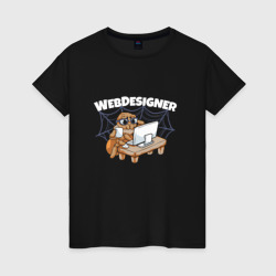 Web designer – Женская футболка хлопок с принтом купить со скидкой в -20%