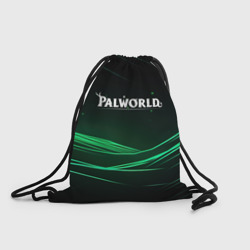 Palworld логотип черный зеленый фон – Рюкзак-мешок 3D с принтом купить со скидкой в -25%