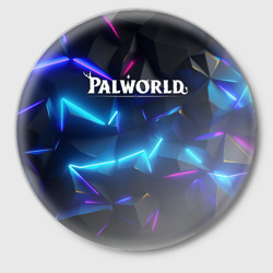 Значок Palworld логотип   на ярких неоновых плитах