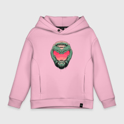 Детское худи Oversize хлопок Pink Doomguy