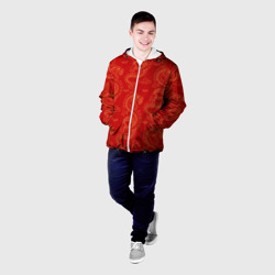 Мужская куртка 3D Красный - дракон  - фото 2