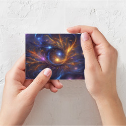 Поздравительная открытка Открытая манипура чакра - космическая - фото 2