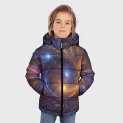 Зимняя куртка для мальчиков 3D Открытая манипура чакра - космическая - фото 2