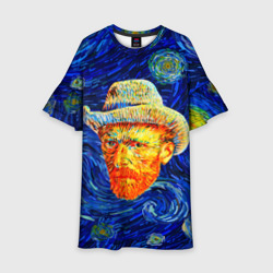 Детское платье 3D Face Vincent Van Gogh
