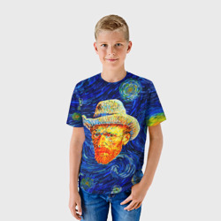 Детская футболка 3D Face Vincent Van Gogh - фото 2