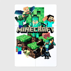 Магнитный плакат 2Х3 Персонажи из Minecraft