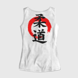 Женская майка 3D Иероглиф дзюдо на спине