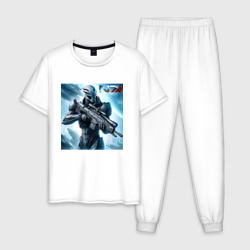 Мужская пижама хлопок Mass Effect - N7 ai art