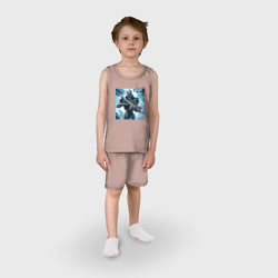 Детская пижама с шортами хлопок Mass Effect - N7 ai art - фото 2
