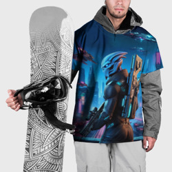 Накидка на куртку 3D Mass Effect - ai art
