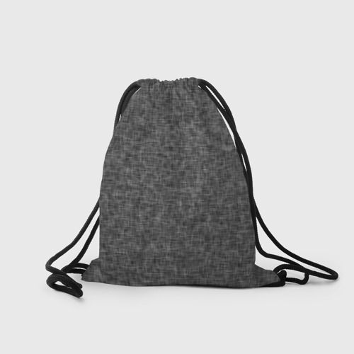 Рюкзак-мешок 3D Текстура ткань тёмно-серый однотонный - фото 2