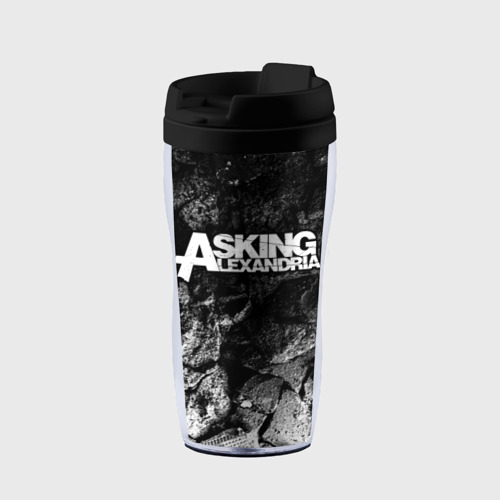 Термокружка-непроливайка Asking Alexandria black graphite