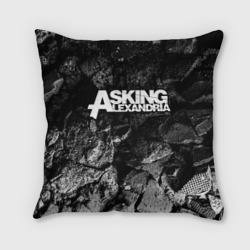 Подушка 3D Asking Alexandria black graphite