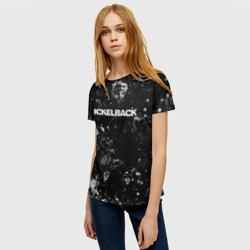 Женская футболка 3D Nickelback black ice - фото 2