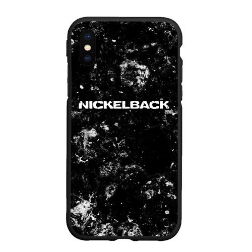 Чехол для iPhone XS Max матовый Nickelback black ice