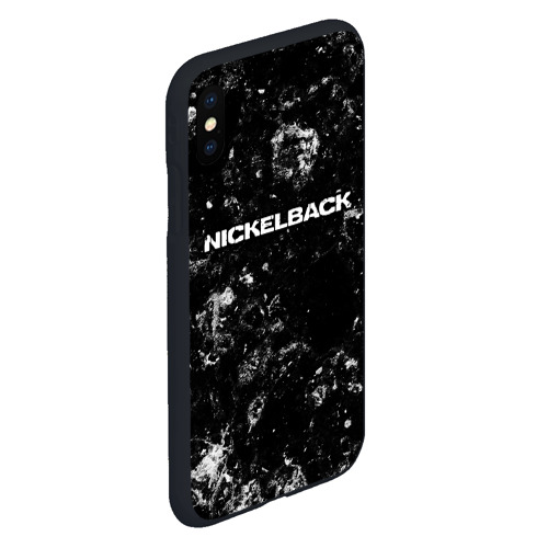 Чехол для iPhone XS Max матовый Nickelback black ice - фото 3