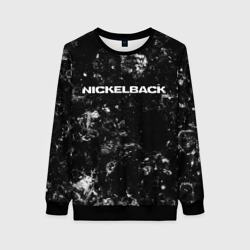 Женский свитшот 3D Nickelback black ice