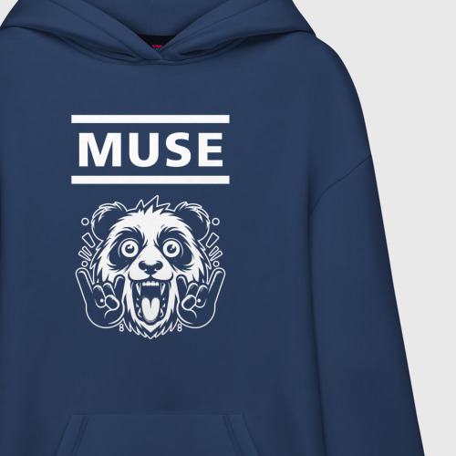 Худи SuperOversize хлопок Muse rock panda - фото 3