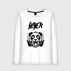 Женский лонгслив хлопок Slayer - rock panda