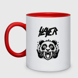 Кружка двухцветная Slayer - rock panda