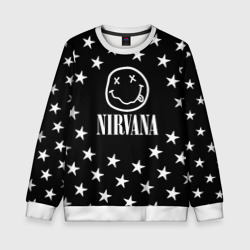 Детский свитшот 3D Nirvana stars steel