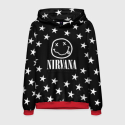 Мужская толстовка 3D Nirvana stars steel